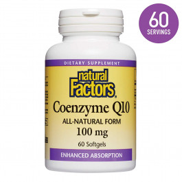   Natural Factors Coenzyme Q10 100 mg 60 caps