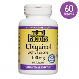 Natural Factors Ubiquinol Active CoQ10 100 mg 60 caps