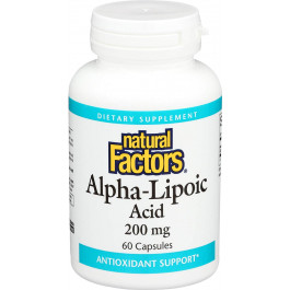 Natural Factors Alpha-Lipoic Acid 200 mg 60 caps