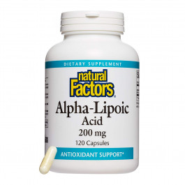   Natural Factors Alpha-Lipoic Acid 200 mg 120 caps