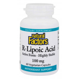   Natural Factors R-Lipoic Acid 100 mg 60 caps