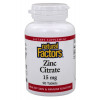 Natural Factors Zinc Citrate 15 mg 90 tabs - зображення 1