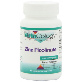 NutriCology Zinc Picolinate 25 mg 60 caps