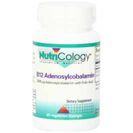 NutriCology B12 Adenosylcobalamin 3000 mg with Folic Acid 60 tabs