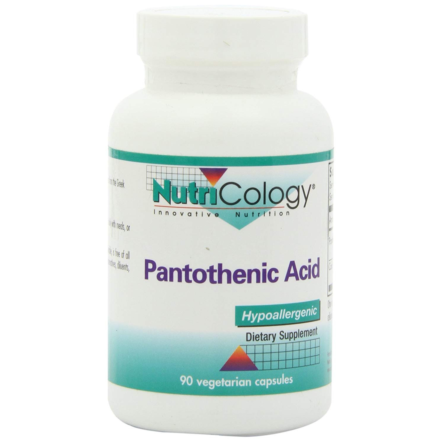 NutriCology Pantothenic Acid 500 mg 90 caps - зображення 1