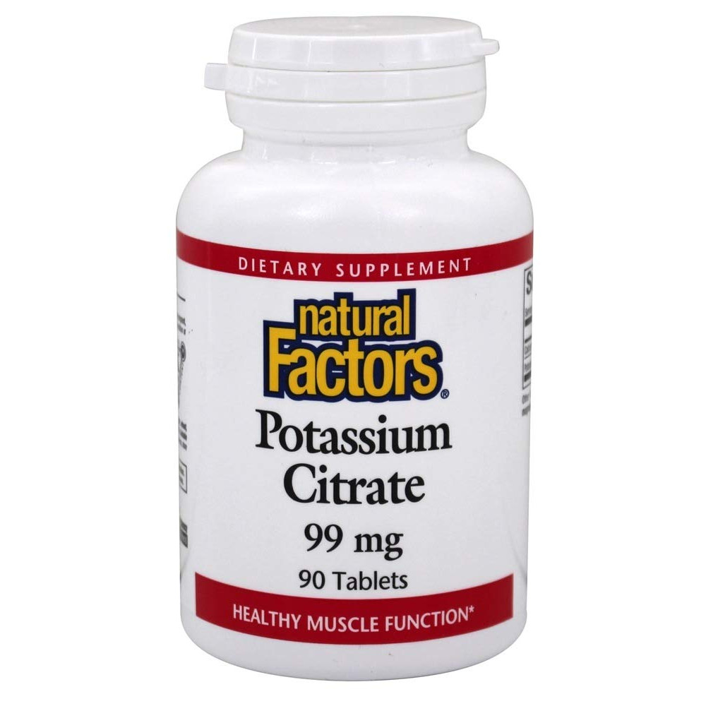 Natural Factors Potassium Citrate 99 mg 90 tabs - зображення 1