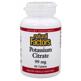 Natural Factors Potassium Citrate 99 mg 90 tabs