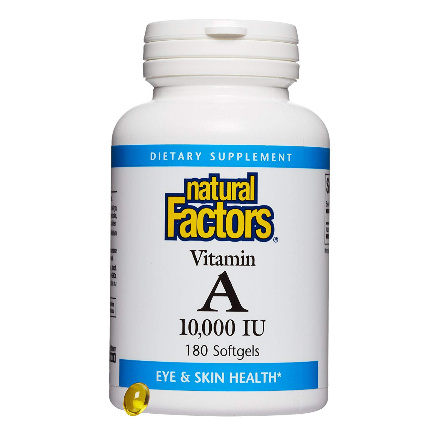 Natural Factors Vitamin A 10,000 IU 180 caps - зображення 1