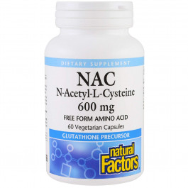 Natural Factors NAC /N-Acetyl-L-Cysteine/ 600 mg 60 caps