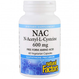   Natural Factors NAC /N-Acetyl-L-Cysteine/ 600 mg 60 caps