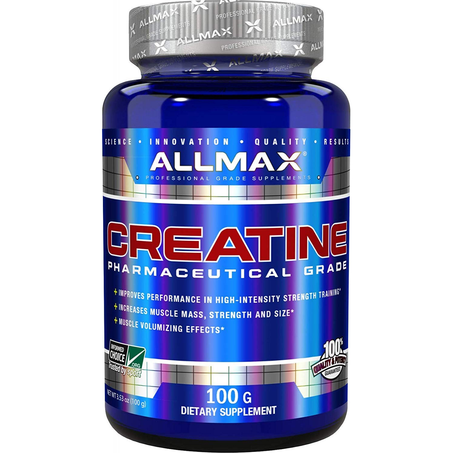 Allmax Nutrition Creatine Monohydrate 100 g /20 servings/ Pure - зображення 1