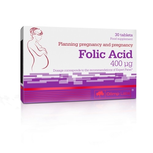 Olimp Folic Acid /Kwas Foliowy/ 400 mcg 30 tabs - зображення 1