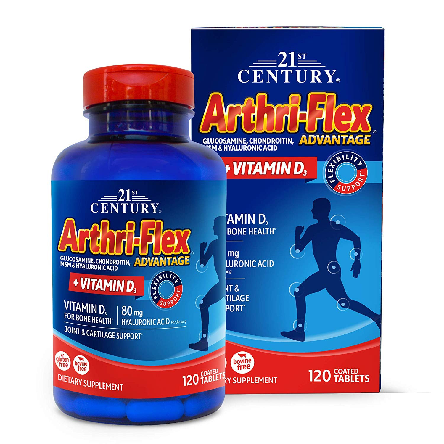 21st Century Arthri-Flex Advantage + Vitamin D3 120 tabs - зображення 1