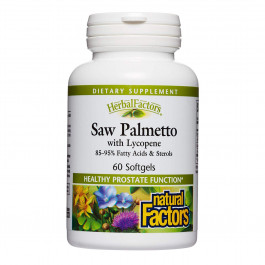   Natural Factors Saw Palmetto with Lycopene 60 caps