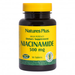 Nature's Plus Niacinamide 500 mg /Vitamin B-3/ 90 tabs