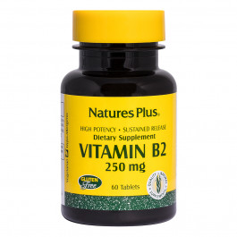 Nature's Plus Vitamin B-2 250 mg /Riboflavin/ 60 tabs