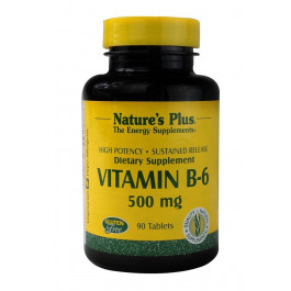 Nature's Plus Vitamin B-6 500 mg 90 tabs