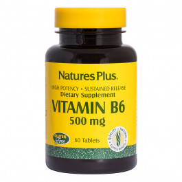 Nature's Plus Vitamin B-6 500 mg 60 tabs