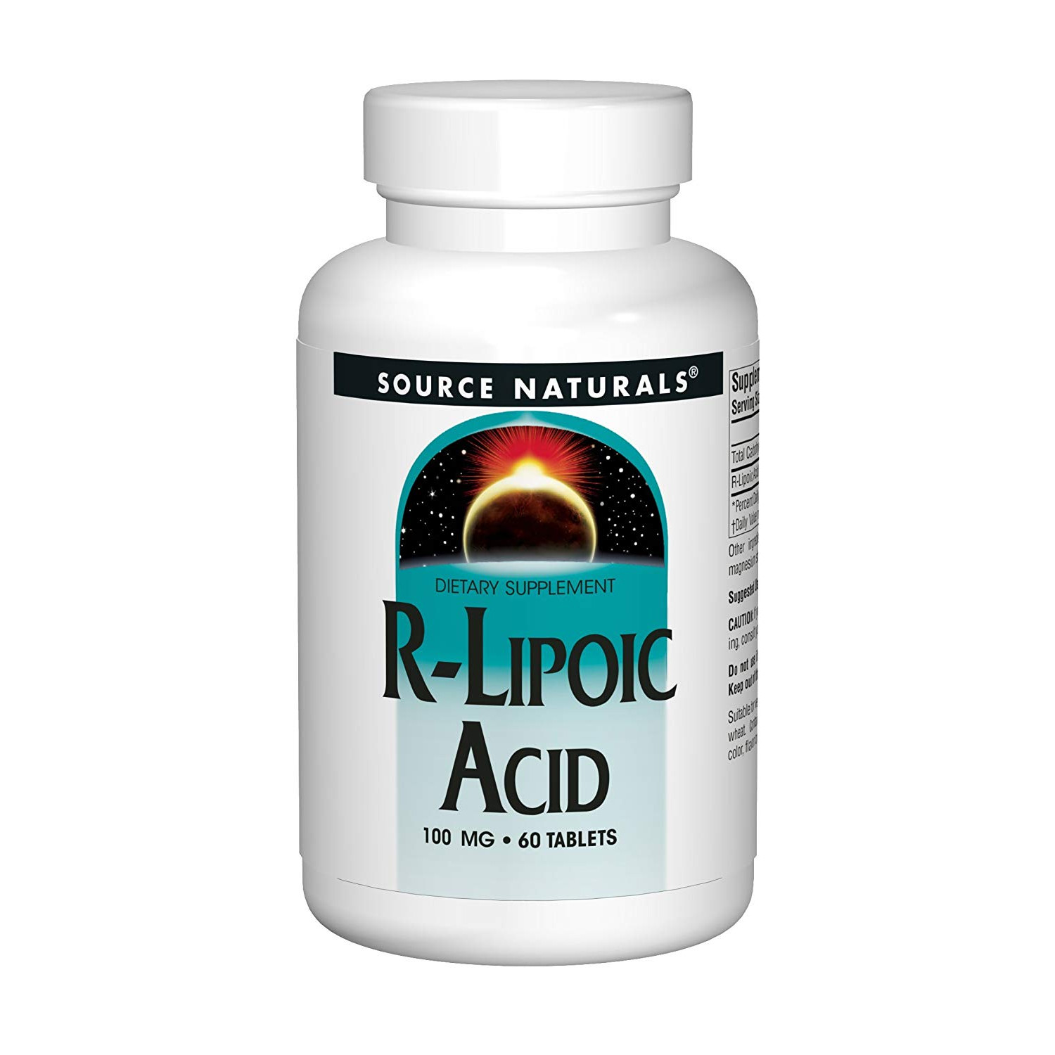 Source Naturals R-Lipoic Acid 100 mg 60 tabs - зображення 1