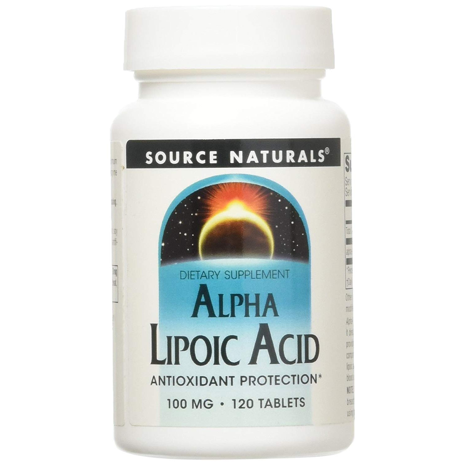 Source Naturals Alpha Lipoic Acid 100 mg 120 tabs - зображення 1