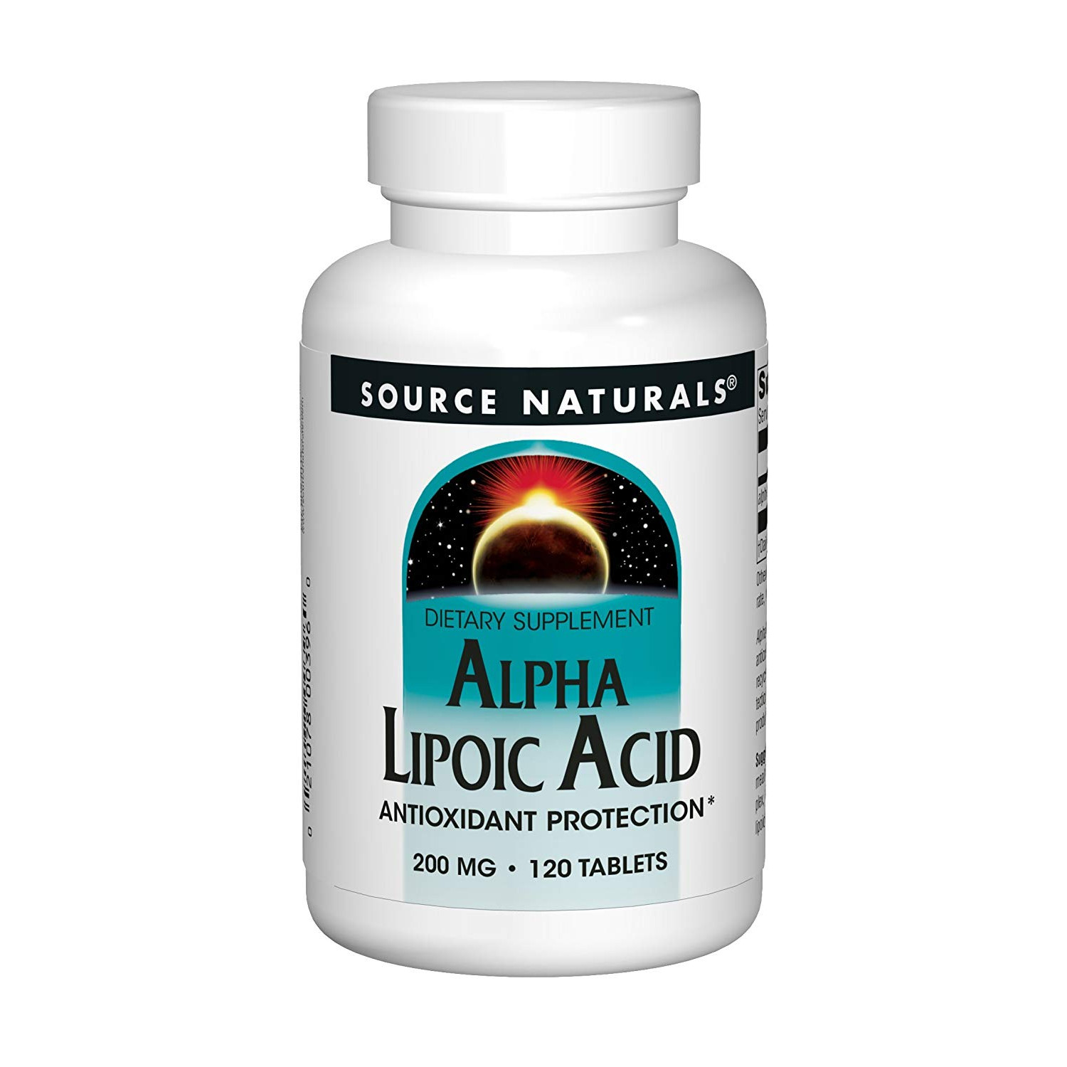 Source Naturals Alpha Lipoic Acid 200 mg 120 tabs - зображення 1