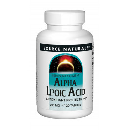   Source Naturals Alpha Lipoic Acid 200 mg 120 tabs