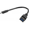 Кабель SATA Cablexpert OTG USB 3.0 AF to Type-C 0.2m (A-OTG-CMAF3-01)