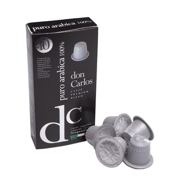 Carraro don Carlos Puro Arabica 100% Nespresso в капсулах 10 шт - зображення 1