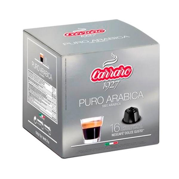 Carraro Puro Arabica Dolce Gusto в капсулах 16 шт - зображення 1