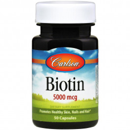 Carlson Labs Biotin 5,000 mcg 50 caps