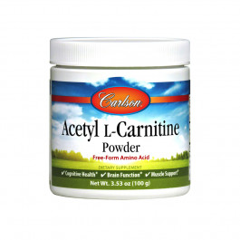 Carlson Labs Acetyl L-Carnitine Powder 100 g /83 servings/ Unflavored
