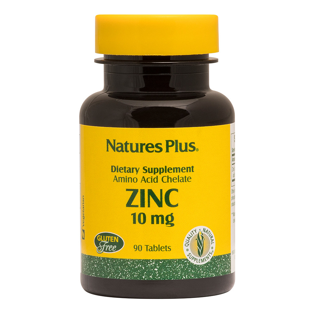 Nature's Plus Zinc 10 mg 90 tabs - зображення 1