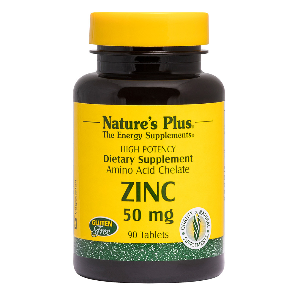 Nature's Plus Zinc 50 mg 90 tabs - зображення 1