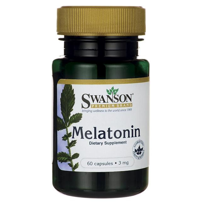 Swanson Melatonin 3 mg 60 caps - зображення 1