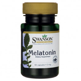Swanson Melatonin 3 mg 60 caps