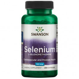Swanson Selenium L-Selenomethionine 100 mcg 200 caps