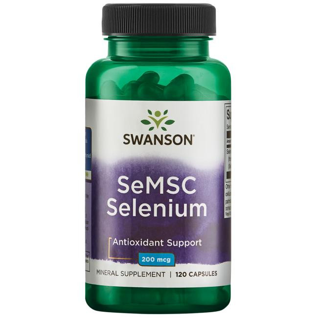 Swanson SeMSC Selenium 200 mcg 120 caps - зображення 1