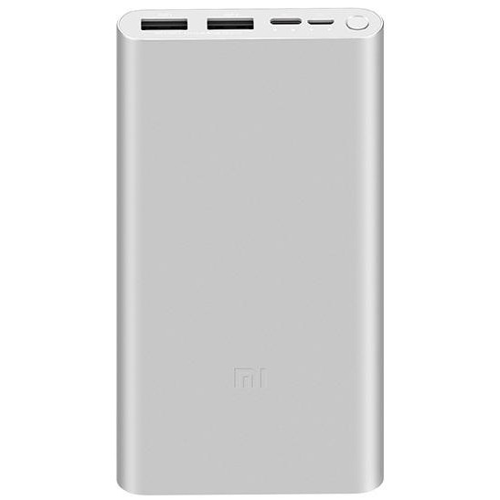 Xiaomi Mi Power bank 3 10000mAh Silver PLM13ZM - зображення 1