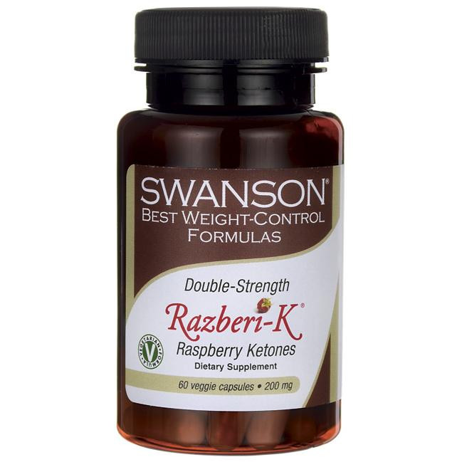 Swanson Double Strength Razberi-K Raspberry Ketones 200 mg 60 caps - зображення 1