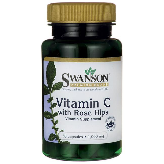 Swanson Vitamin C with Rose Hips 1,000 mg 30 caps - зображення 1