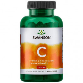 Swanson Vitamin C with Rose Hips 1,000 mg 90 caps