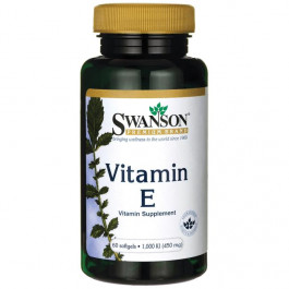   Swanson Vitamin E 1,000 IU /450 mg/ 60 caps