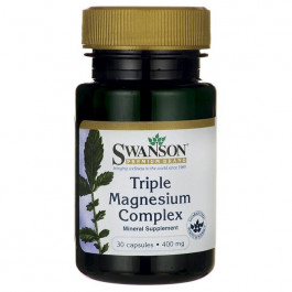 Swanson Triple Magnesium Complex 400 mg 30 caps