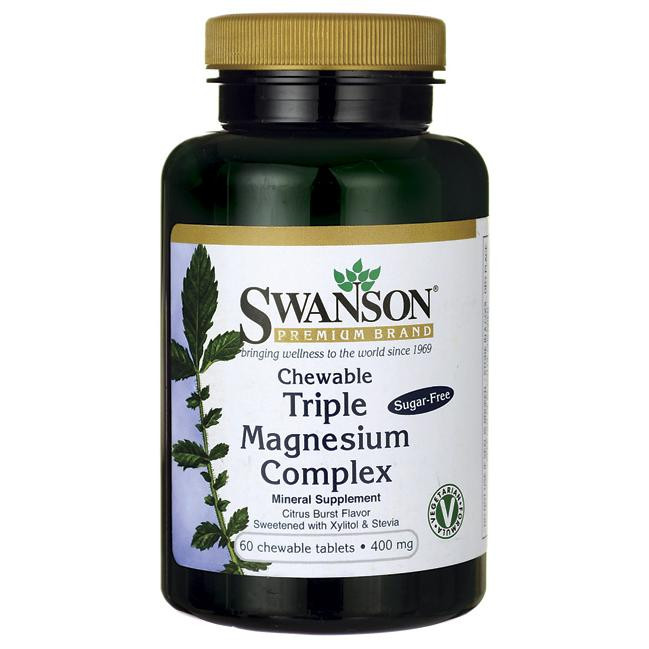 Swanson Triple Magnesium Complex 400 mg 60 tabs - зображення 1
