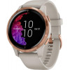 Garmin Venu Rose Gold Stainless Steel Bezel w. Light Sand and Silicone B. (010-02173-23/22/21) - зображення 2