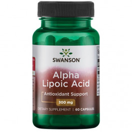   Swanson Alpha Lipoic Acid 300 mg 60 caps