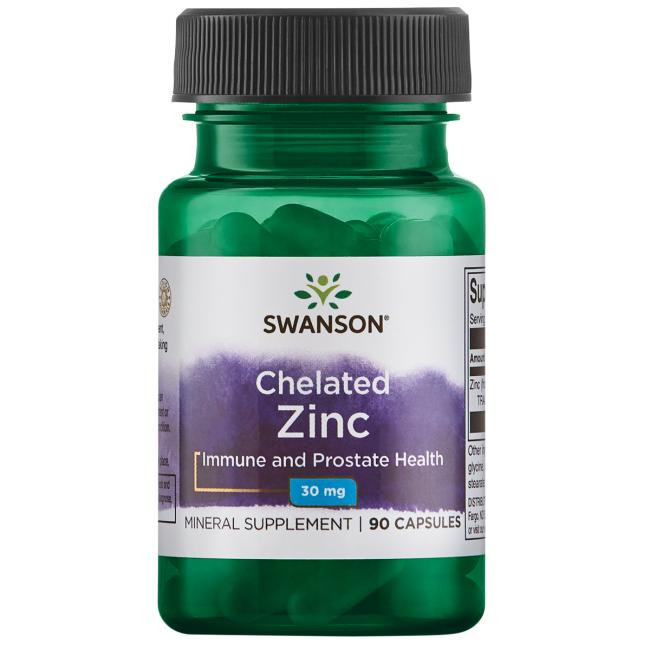 Swanson Chelated Zinc 30 mg 90 caps - зображення 1