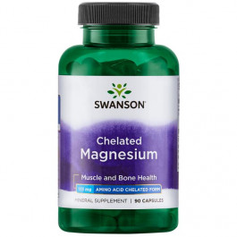 Swanson Chelated Magnesium 133 mg 90 caps