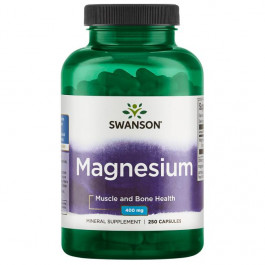 Swanson Magnesium 200 mg 250 caps