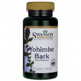 Swanson Yohimbe Bark 300 mg 100 caps